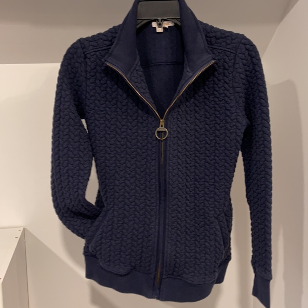 Barbour quilted full zip jacket.